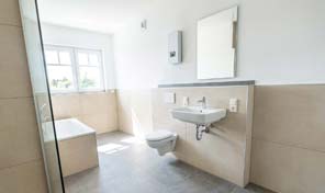 Badezimmer Zenz-Massivhaus Wohnung